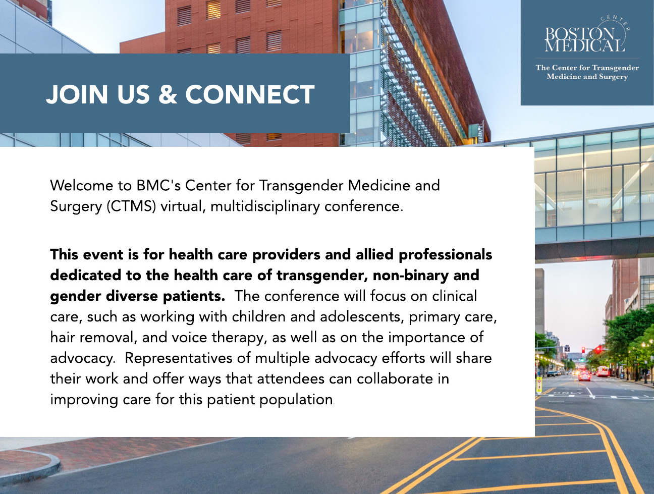 Boston Medical Center Transgender Health Conference Clinical Care